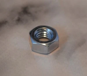 5 X M6 Full nut BZP AF 12mm Thick 5.7mm  (0048) - Picture 1 of 1