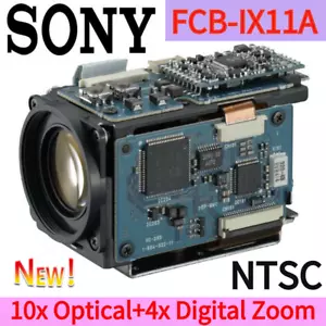 Sony FCB-IX11A HAD CCD 10x Color Óptico + 4x Zoom Digital Bloque CAJA Cámara NTSC - Imagen 1 de 4