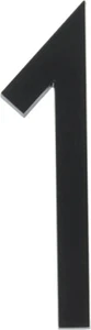 Hy-Ko ProdFM-6/1 Floating House Numbers 6" High Black - Picture 1 of 26