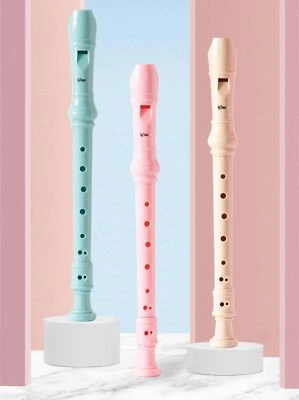 Soprano Recorder Instrument 6/8 Hole German Fingering Flute for Beginners - Image 1 of 4