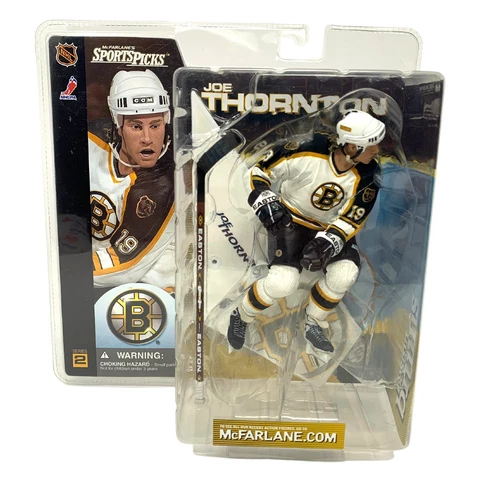 Mcfarlane NHL  Joe Thornton Boston Bruins Chase White Jersey Series 2 Figure Cover