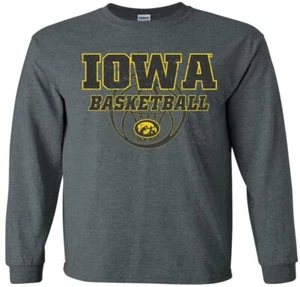 Iowa Basketball - Iowa Hawkeyes Dark Gray Long Sleeve t-shirt - Picture 1 of 7