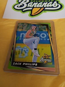 Zach Phillips Savannah Bananas 2024 Leaf Baseball Card SBBB-22 - Picture 1 of 2