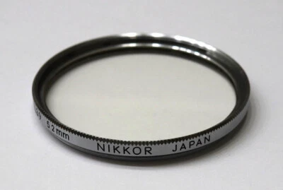 Nikon Nikkor 52mm L39 Chrome Ring UV Filter for Nikkor F Early Lenses Tick Mark - Image 1 of 3