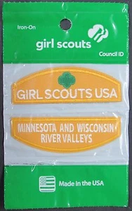 (12) Girl Scout DAISY Minnesota & Wisconsin River Valleys Council ID Set Patches - Picture 1 of 2