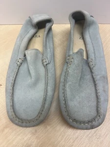 ZARA MENS SUEDE LOAFERS SIZE 41 UK 7 - Picture 1 of 8