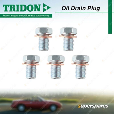 5Pcs Tridon Oil Drain Plugs for BMW 1 3 5 7 Series X1 X3 X5 X6 Z3 Z4 1993-2023 - image 1 of 2