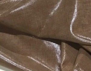 Copper/Excalibur Printed Shimmering Suede Leather Cowhides, TOWN443 - Picture 1 of 3