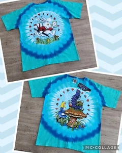 Vintage 2003 Liquid Blue Grateful Dead Alice In Wonderland T-shirt Sz M NOS Tags - Picture 1 of 11