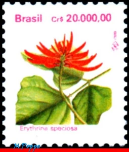 2273 BRAZIL 1993 FLOWERS, PLANTS, FLORA, CR$ 20000.00, RHM 694, MNH - Picture 1 of 2