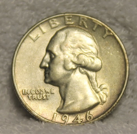 washington quarter 1946D Cover