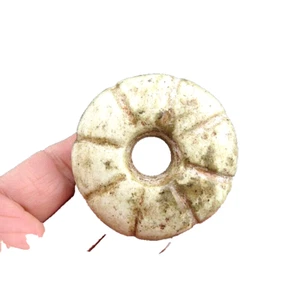 China,hongshan culture,gao gu jade,chicken bone white,old jade,choi,pendant X863 - Picture 1 of 4