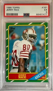 1986 Topps — Jerry Rice — ROOKIE — PSA 5 — NEW PSA SLAB!!! - Picture 1 of 2