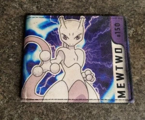 2015 Pokemon Mewtwo Wallet Canvas Pre-Owned Nice Condition - Picture 1 of 4