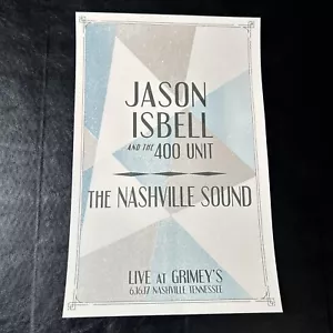 Jason Isbell 2017 Live At Grimeys Poster 11,5" x 17" Nashville, TN - Bild 1 von 6