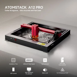 ATOMSTACK A12 Pro 12W Laser Power 50W Lasergravurmaschine Laser Cutter - Bild 1 von 12