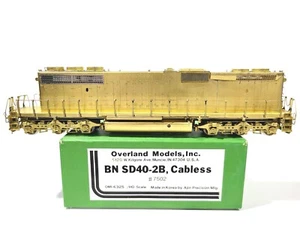 Overland OMI BN EMD SD40-2B Burlington Northern HO Brass Model #6325 Unpainted - Picture 1 of 14
