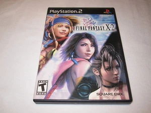 Final Fantasy X-2 (Playstation 2, 2003) PS2 Black Label Spiel komplett TOP! - Bild 1 von 12