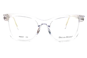 Anteojos de diseñador Dream Fever K8001 oro cristalino acetato Italia 51 mm - Imagen 1 de 8