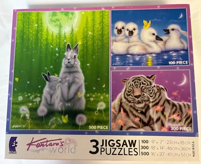 Ceaco Jigsaw Puzzle Three-in-One 900 Pcs New Factory Sealed by Kentaro Nishino - Image 1 of 4