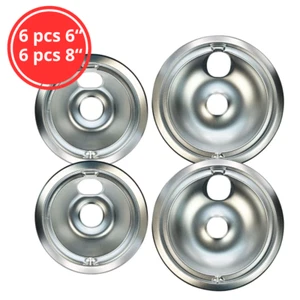 WB31T10010 and WB31T10011 Replacement Range Cooktop Drip Pans fit GE (3 Sets) - Picture 1 of 6