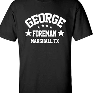 George Foreman artwork black T-shirt unisex tee All sizes 1F1727 - Picture 1 of 2