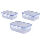 3 Piece Food Container Set Suitable For Storing Meals Snacks And Leftovers