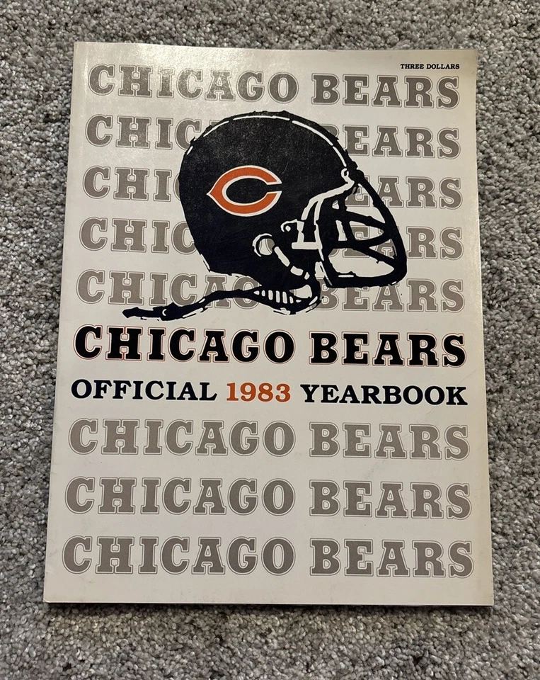 Chicago Bears 1983 Anuario Oficial NFL McMahon Payton Singletary Foto 1 de 1