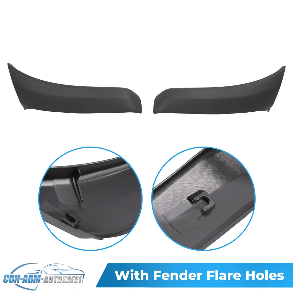 Pair Front Bumper End Cap For Toyota RAV4 W/Fender Flares 2001-05 2002 2003 2004 Foto 1 de 4