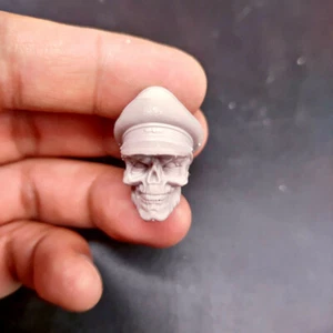 Blank 1/12 Scale Red Skull Hugo Weaving Head Sculpt Unpainted Fit 6" ML Figure - Picture 1 of 3