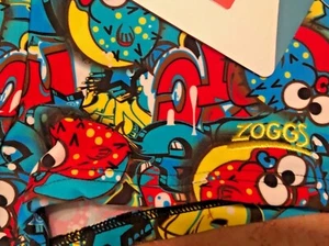 ZOGGS BOYS AQUA SHORTS SWIM TRUNKS SOFT Stretchable Fun Color size 6 NEW Tags - Picture 1 of 10