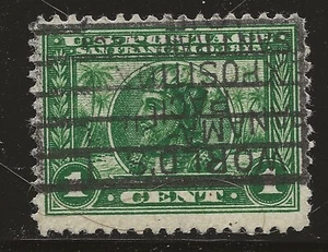 US Scott #397, Single 1913 Balboa 1c FVF Used - Picture 1 of 1