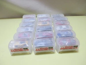 Circle K Sunks Kyosho 1/100 Honda Mini Model Car Collection Set of 18 Pcs - Picture 1 of 7
