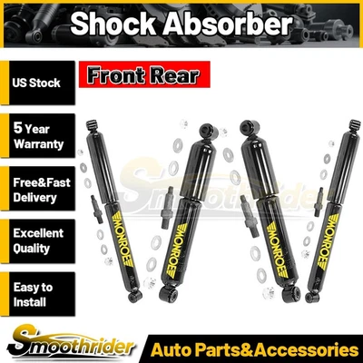 For 1975-1977 1978 GMC C25 Monroe Shocks & Struts 4pcs Front Rear Shock Absorber - Image 1 of 4