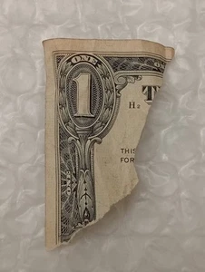 USA $1 Dollar Banknote ~ Left Upper Portion  - Picture 1 of 6