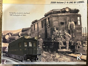 2008 K-Line by Lionel Model Trains Full Color Catalogs, Volumes 1 & 2, VG & GOOD - Picture 1 of 9
