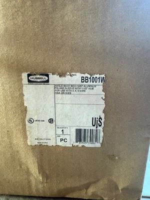 HUBBELL BB1001W Foto 1 de 4