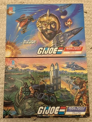 1988 G.I. JOE настенные головоломки сцены 2 и 4 запечатанный совершенно новый - Изображение 1 из 4