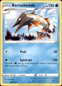 Pokemon - Barraskewda #053/192 - SWSH02: Rebel Clash Rare - Bild 1 von 2