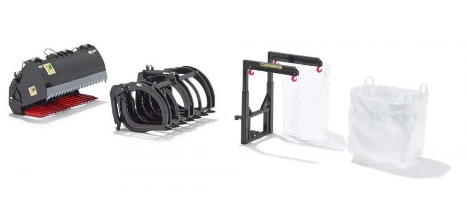 WIKING WK077386 ACCESSORI FRONTALI x TRATTORI  BLACK SET B 1:32 Modellino - Immagine 1 di 1