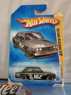 Hot Wheels 2009 New Models #37/42 Datsun Bluebird 510 Black Antenna Up Variation - Image 1 of 4