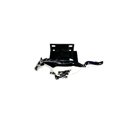 1999-2004 Ford Mustang Front Grille Floating Running Horse Chrome Emblem - Image 1 of 4