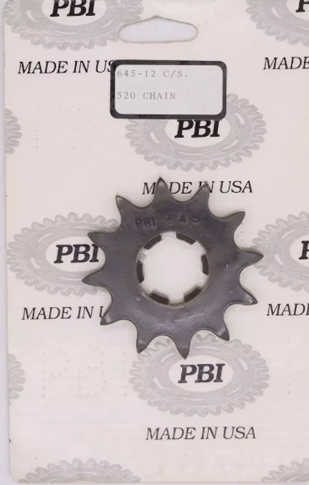 Piñón de contraeje PBI 1996-2024 HONDA CR80 CR85 CRF150R 50-64512 Foto 1 de 4