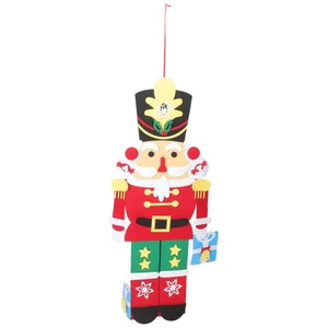  Schiaccianoci da Appendere Ornamenti Decorazione Albero Porta Anteriore Soldatino Decorazione - Foto 1 di 12