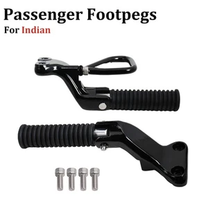 Passenger Footpegs Rear Pegs Kit For Indian Chief/Bobber/Dark Horse 2022-2024 - Picture 1 of 15