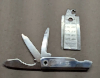 Vintage AC Delco GM General promo Motors Pocket Knife & spark plug gapper  GG-14 - Image 1 of 4