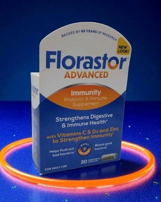 Florastor INMUNIDAD AVANZADA Probiótico e Suplemento Inmune 30ct Exp: 7/2026 Foto 1 de 4