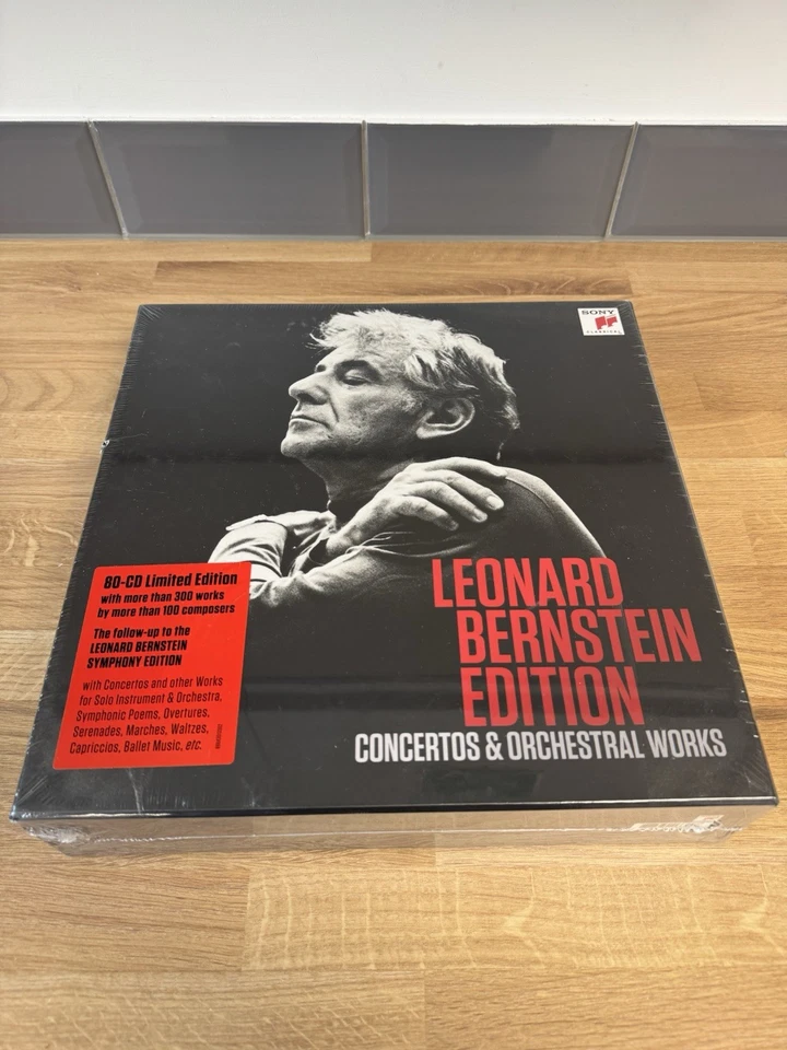 Leonard Bernstein Edition: Concertos & Orchestral Works 80CD SEALED Foto 1 de 3