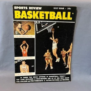 Vintage 1957 Basketball Sports Review Magazine Print Ads Hot Rod Hundley Tyra - Picture 1 of 5