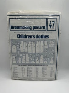 Schneiderei Schnittmuster #47 Kinderkleidung Schnittmuster DIY Hausgemachte Kleidung NEU 1215 - Bild 1 von 5